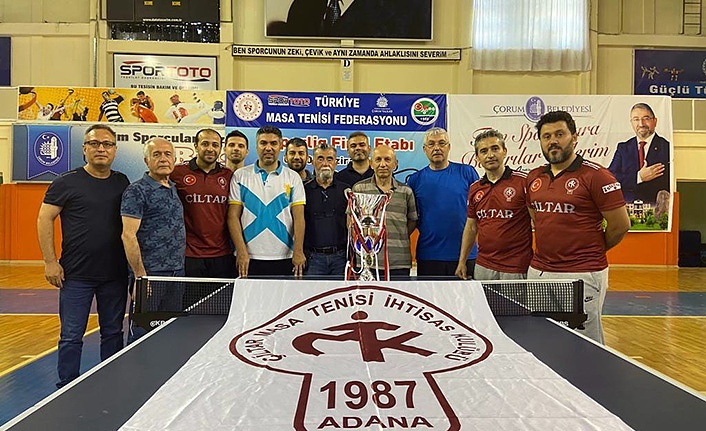 Masa Tenisi lig şampiyonu Adana'dan